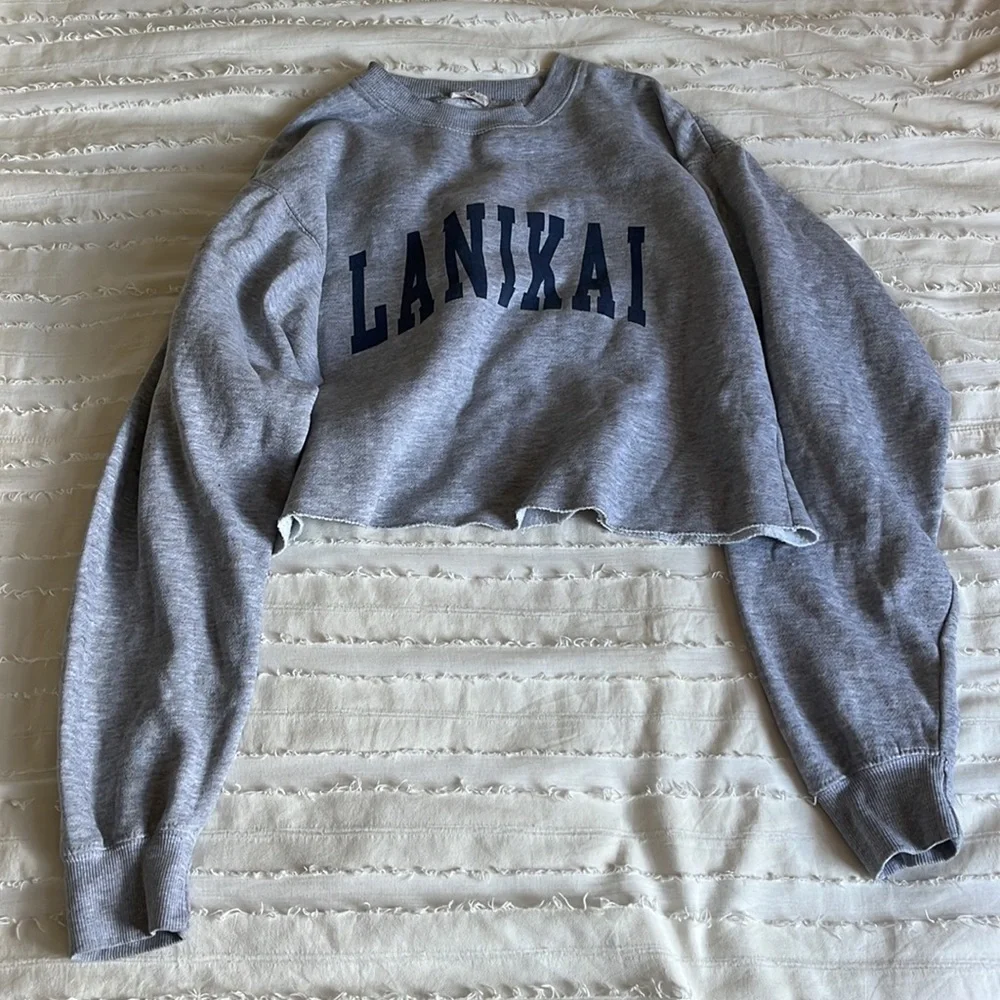 Cropped John Galt Sweatshirt - Picture 4 of 5